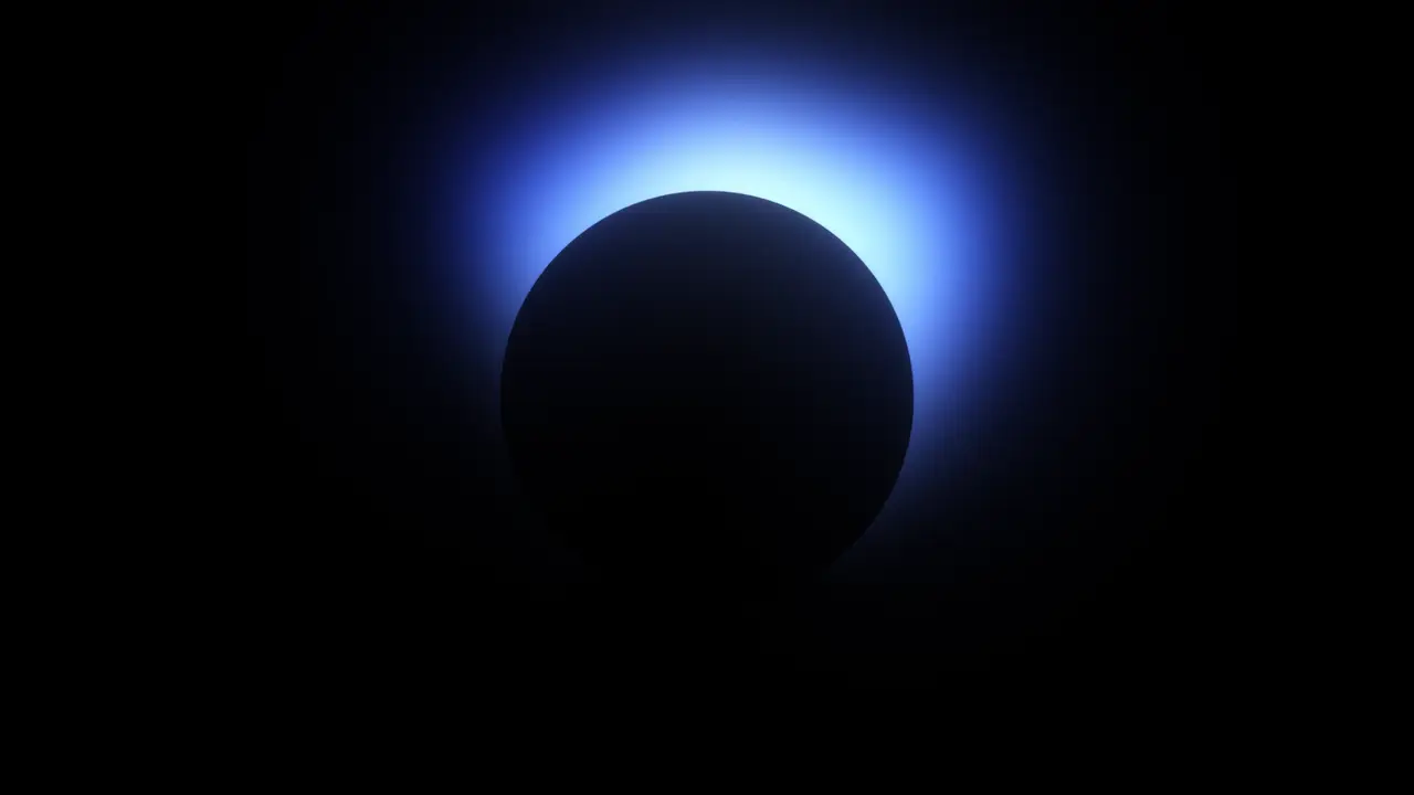 Totality motion background for majesty moments